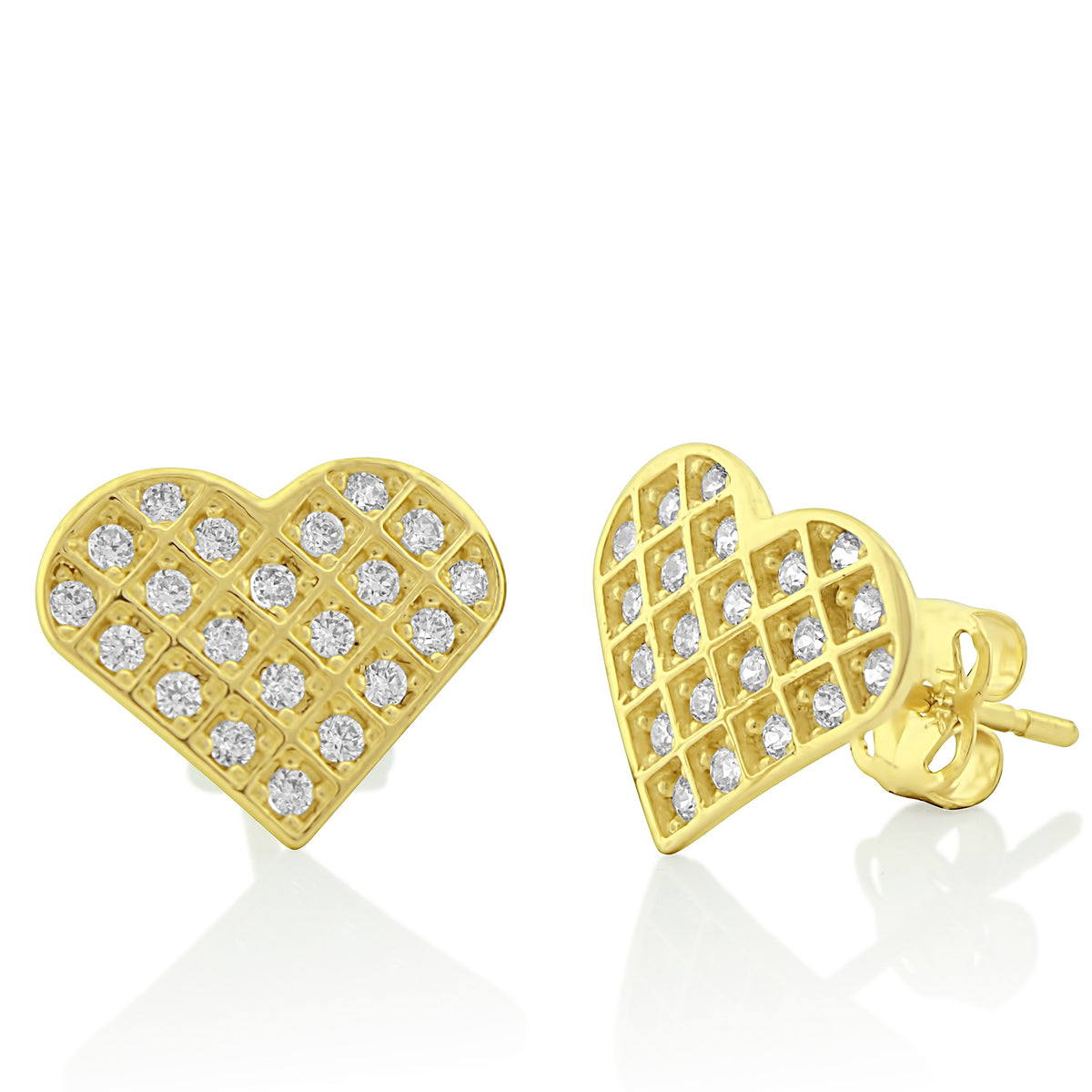 ゴールデンウィークラストSALE❕ ゴールド【 4mm×23mm 】18k KAY Lab-Grown Diamonds Multi-Stone Teardrop Stud Earrings 1