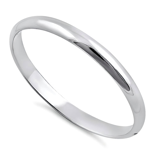 Vinali 14K Solid White Gold 2mm Dome Wedding Band for Men and Women